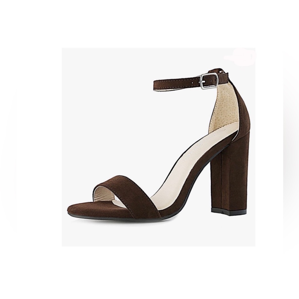 Brown Suede Heels